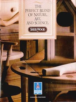 Item #69-4102 The Perfect Blend of Nature, Art, and Science: Sher-Wood. Sherwin WIlliams