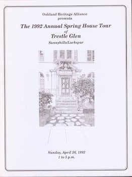 Item #69-4188 The 1992 Annual Spring House Tour of Trestle Glen Sunnyhills/Larkspur Sunday April...