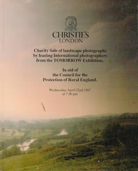 Item #69-4360 Charity Sale of landscape photographs by leading International photographers from...