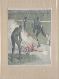 Item #69-4428 The Winning Run - "How is it, Umpire?" T de Thulstrup