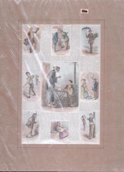 Item #69-4461 New York "Street Arabs" 1868. 19th C. Engraving Artist