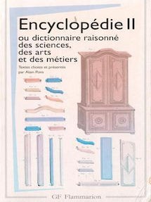 Item #69-4641 Encyclopedie II ou dictionnaire raisonne de sciences, des arts, et des metiers....