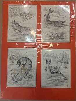 Item #69-5130 Careful What You Fish For (set of 15). SM 19th c. Engraving Artist