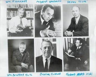 Item #69-5547 William Faulkner, Maurice Woodruff, Irving Stone, William Bradford Huie, Erskine...