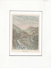 Item #69-6415 Ardeche 17 Chateau de Ventadour. 19th c. French Engraver