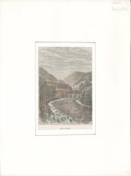 Item #69-6459 Chateau de Ventadour. 19th c. French engraver