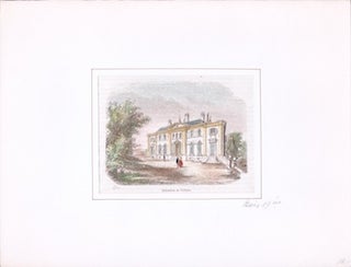 Item #69-6498 Habitation de Voltaire. 19th c. French Engraver