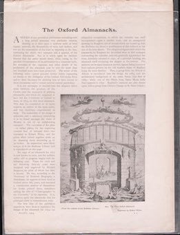 Item #69-6637 The Oxford Almanacs. The Art Journal.