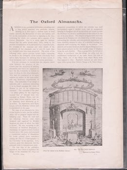 Item #69-6637 The Oxford Almanacs. The Art Journal