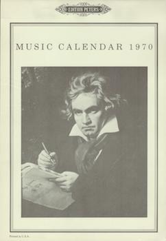 Item #69-6715 Music Calendar 1970. Edition Peters