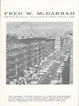 Item #69-6722 Fred W McDarrah brochure. Fred W. McDarrah