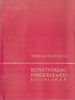 Item #69-6778 Verlagskatalog. Kunstverlag Fingerle, Co