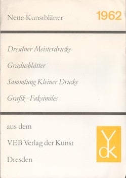 Neue Kunstblatter 1962 | VEB Verlag der Kunst