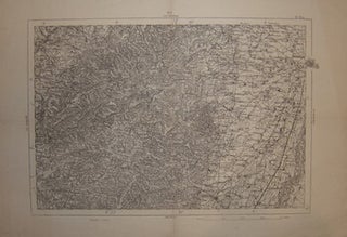 Item #69-7038 French Military Map. Sheet 253 St.Dié. 315 Regiment d'Infanterie, France
