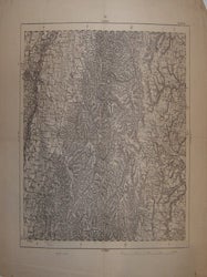 Item #69-7039 French Military Map.Sheet 254 Strassburg. 315 Regiment d'Infanterie, France