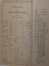 Item #69-7081 Explication Des Signes De La Carte De L'Empire D'Allemagne, & Tableau...