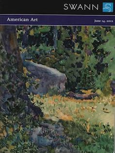 Item #69-7590 American Art. June 14, 2012. Sale #: 2281, Part I, Lot #s 1-112. Swann Galleries