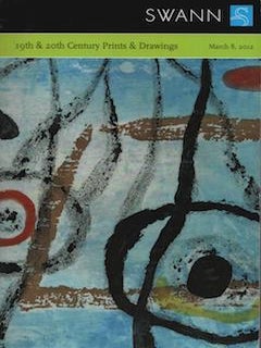 Item #69-7592 19th & 20th Century Prints & Drawings. March 8, 2012. Sale #: 2272, Part II, Lot #s...