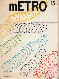 Item #69-7675 Metro n. 15 The International Review of Contemporary Art. Bruno Alfieri