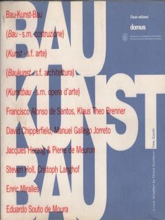 Item #69-7744 Bau Kunst Bau. Politecnico di Milano Dipartimento di progettazione...