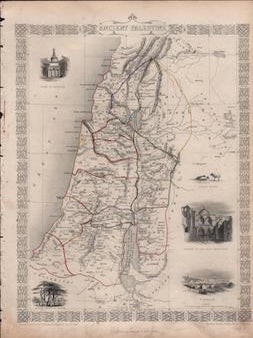Item #69-7814 Ancient Palestine. H. Warren, J. B., Allen, J. Rapkin