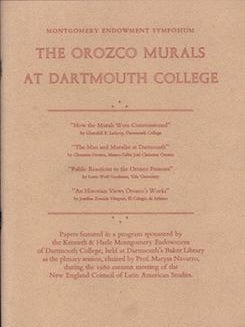 Item #69-7833 The Orozco murals at Dartmouth College : papers featured in a program sponsored by...