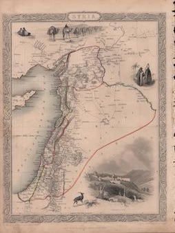 Item #69-7856 Syria. H. Warren, J. B., Allen, J. Rapkin