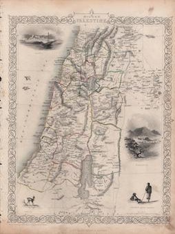 Item #69-7857 Modern Palestine. H. Warren, J. B., Allen, J. Rapkin