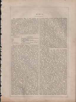 Item #69-7859 Syria. H. Warren, J. B., Allen, J. Rapkin
