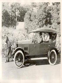 Item #69-7996 1920s Columbia Motor Car Auto in San Franciso Golden Gate Park. 20th Century...
