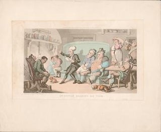 Item #69-8133 Dr. Syntax Reading His Tour. Thomas Rowlandson