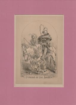 Item #69-8142 Taming of the Shrew. 19th century engraver