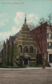 Item #69-8238 Pruyn Library, Albany, N.Y. The Valentine, Ltd Sons' Publishing Co., NY