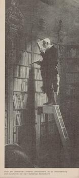 Item #69-8414 Auch der Büchernarr unseres Jahrhunderts ist so liebenwürdig und wunderlich wie...