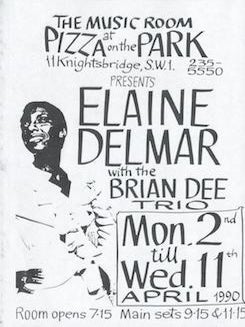 Item #69-8432 The Music Room. Pizza at on the Park, 11 Knightsbridge, S.W.1. 235-5550 Presents...