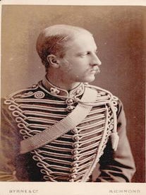 Portrait of a Man in Uniform. (Carte-de-Visite. Byrne, Co.