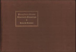 Item #69-9212 Pennsylvania German Illuminated Manuscripts: A Classification of Fraktur-Schriften...