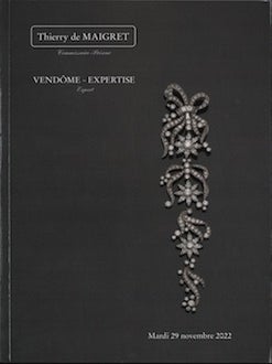 Item #69-9317 Vendome - Expertise, Mardi 29 novembre 2022, Lots #1 - #409. Therry de Maigret