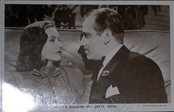 [20th Century Photographer] - Melvyn Douglas and Greta Garbo. (Scene from the Motion Picture 