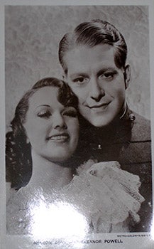 Item #70-0029 Nelson Eddy and Eleanor Powell. (Scene from the motion picture "Rosalie"). 20th...