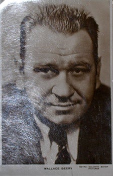 Item #70-0037 Wallace Beery. 20th Century Photographer.