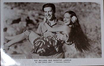 Item #70-0047 Ray Milland and Dorothy Lamour in "Her Jungle Love." 20th Century Photographer.