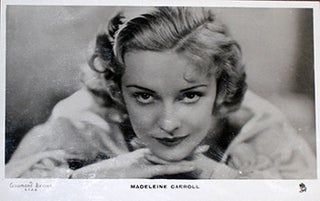 Item #70-0129 Madeleine Carroll. 20th Century Photographer