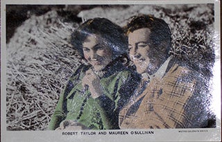 Item #70-0139 Robert Taylor and Maureen O'Sullivan. 20th Century Photographer