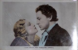 Item #70-0142 Clive Brook and Madeleine Carroll. (Scene from the motion picture "The Dictator.")....