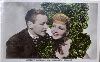 Item #70-0155 Herbert Marshall and Claudette Colbert. 20th Century Photographer