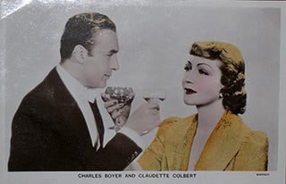 Item #70-0156 Charles Boyer and Claudette Colbert. 20th Century Photographer