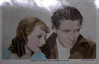 Item #70-0157 Ronald Colman and Elizabeth Allan. (Scene from the motion picture "A Tale Of Two...