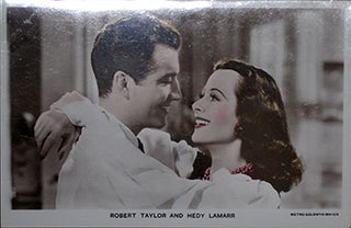 Item #70-0158 Robert Taylor and Hedy Lamarr. (Scene from Lady of the Tropics). 20th Century...