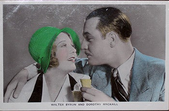 [20th Century Photographer] - Walter Byron and Dorothy Mackaill. (Scene from the Motion Picture 